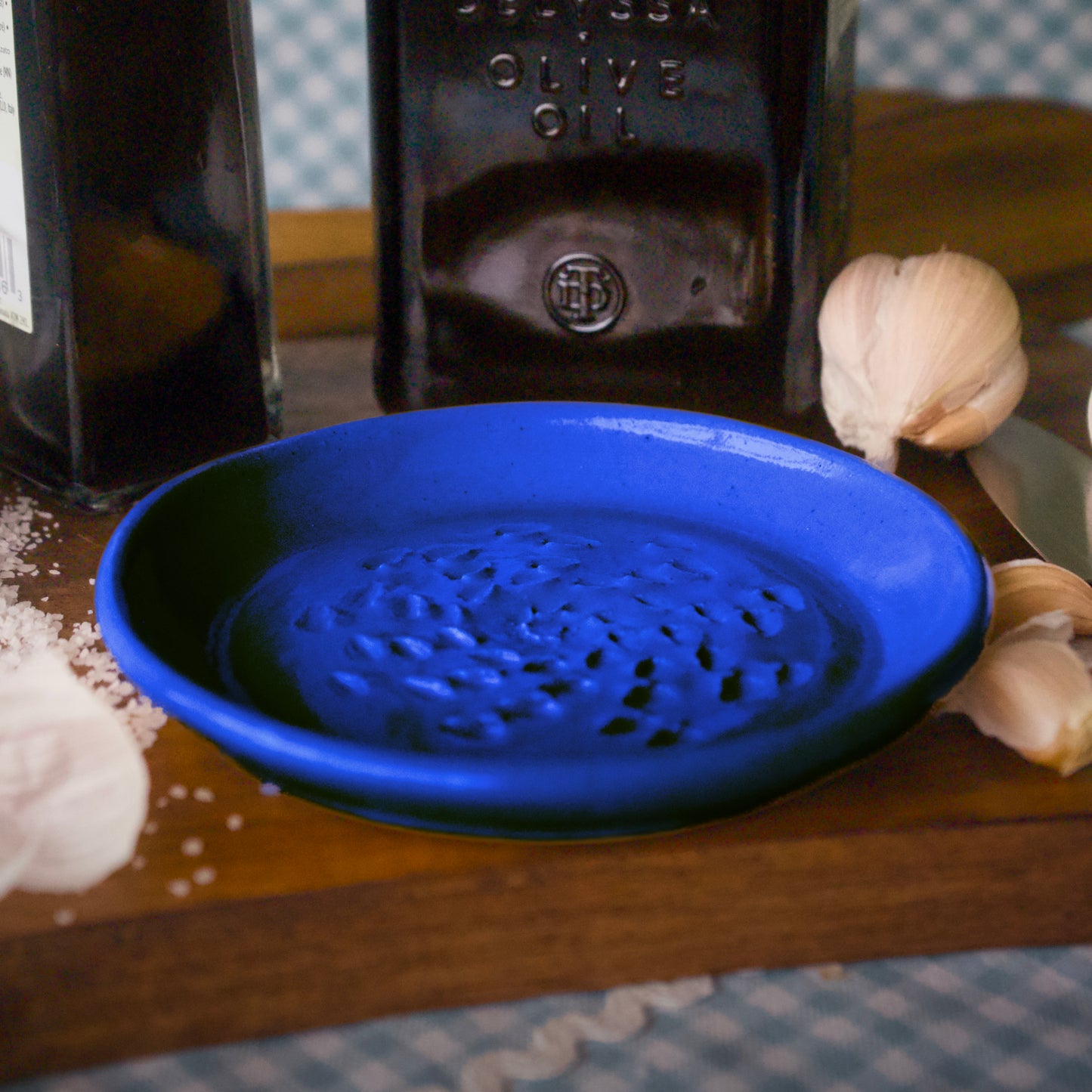 Midnight Indigo Garlic Grater