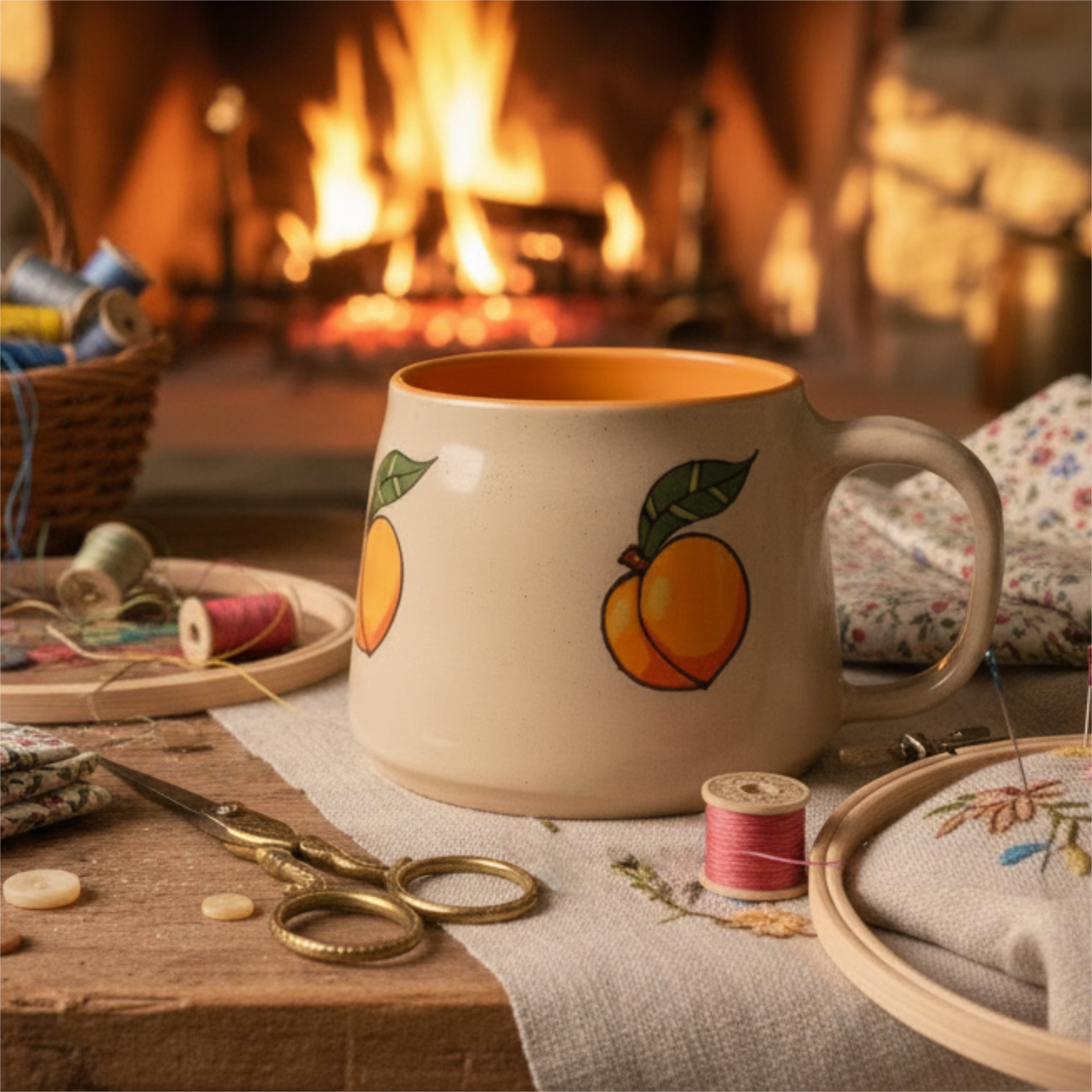 Orchard Peach Latte Cup