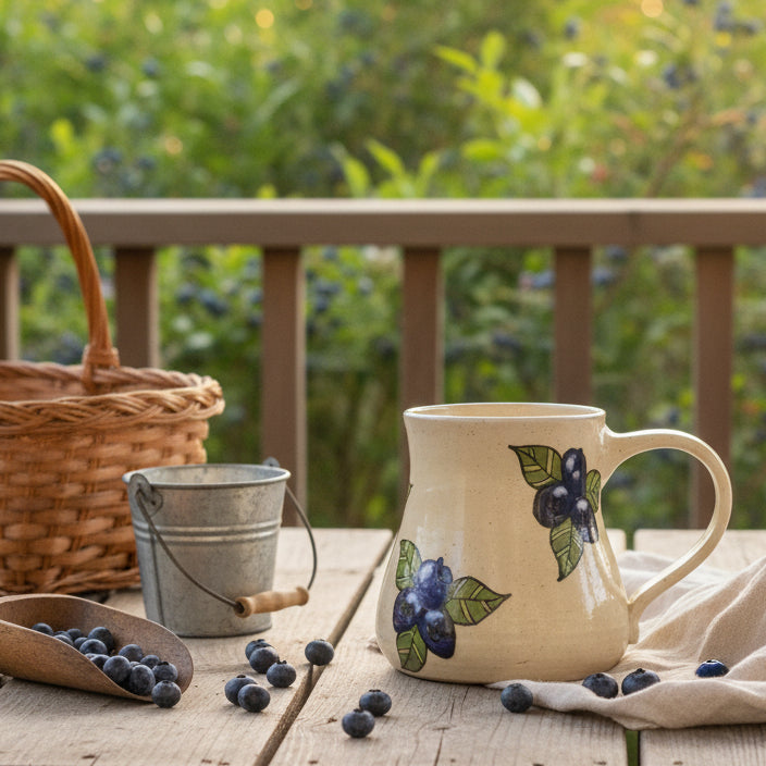 The  Blueberry Meadow Mug