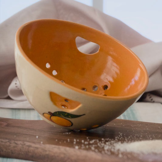 Heritage Peach Colander