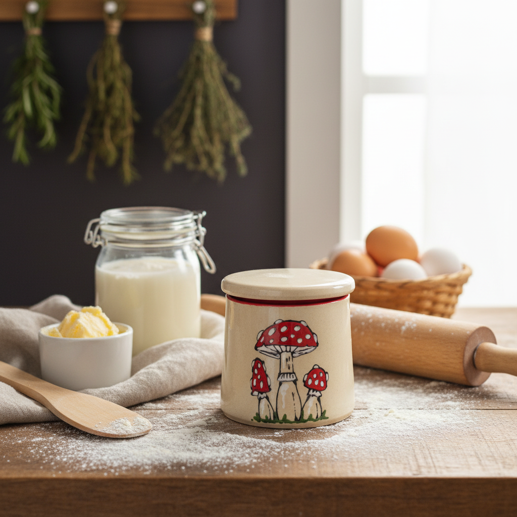 Forest Mushroom French Butter Bell
