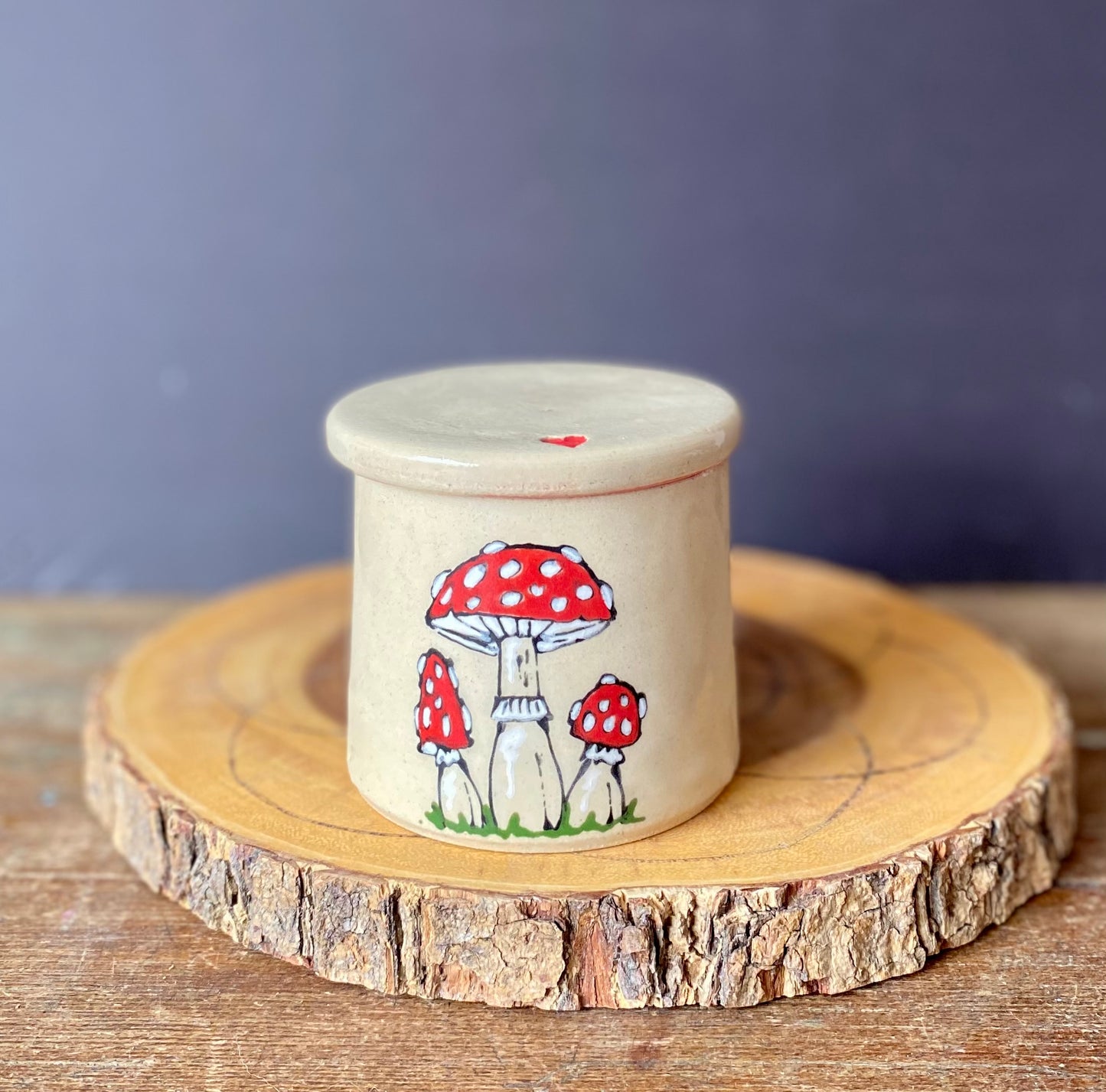 Forest Mushroom French Butter Bell