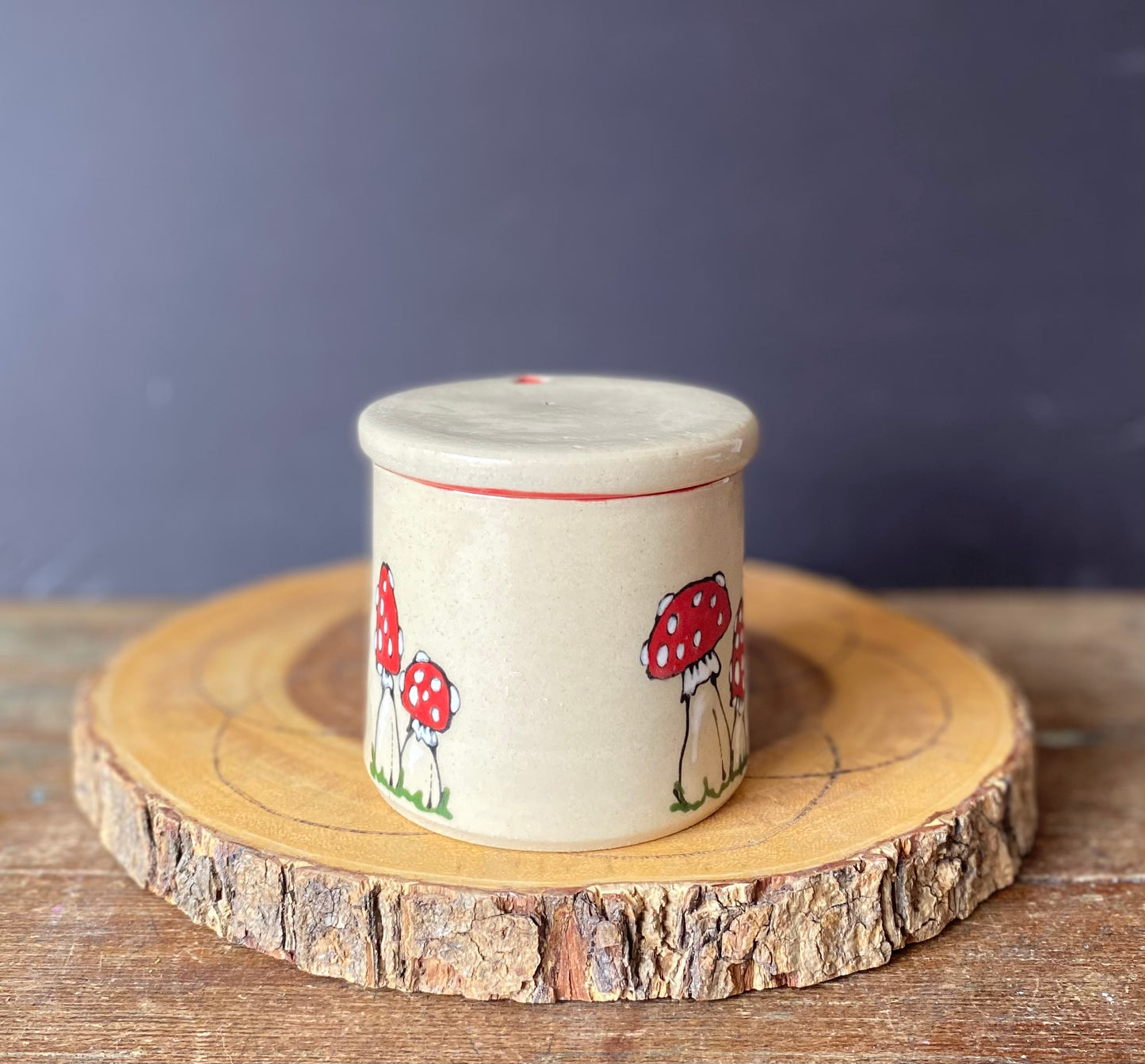 Forest Mushroom French Butter Bell