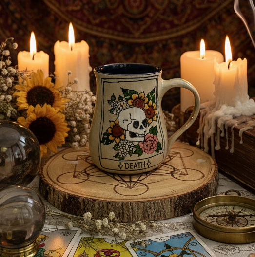 "Death" Enchanted Tarot Card Mug