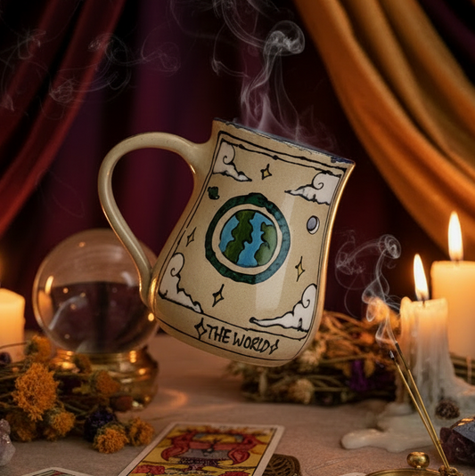 The World - Enchanted Tarot Card Mug