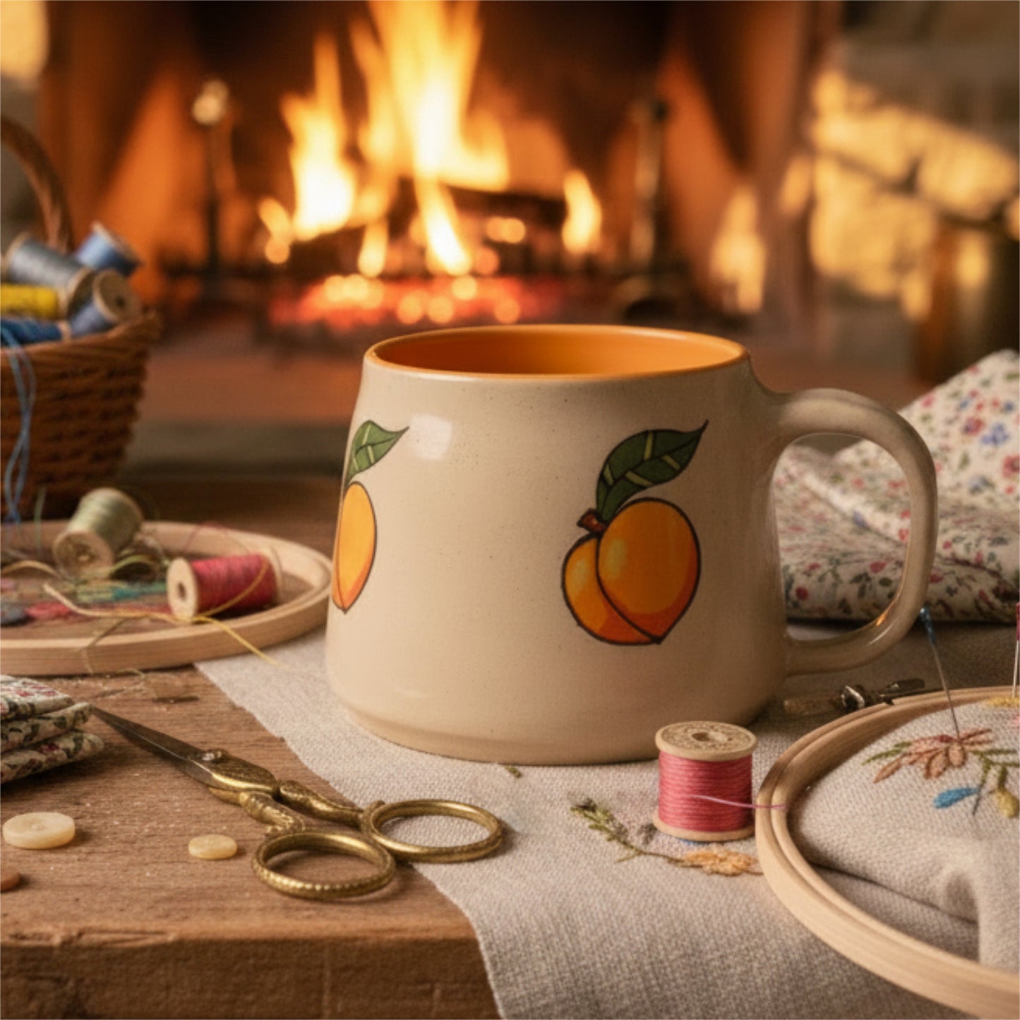Orchard Peach Latte Cup